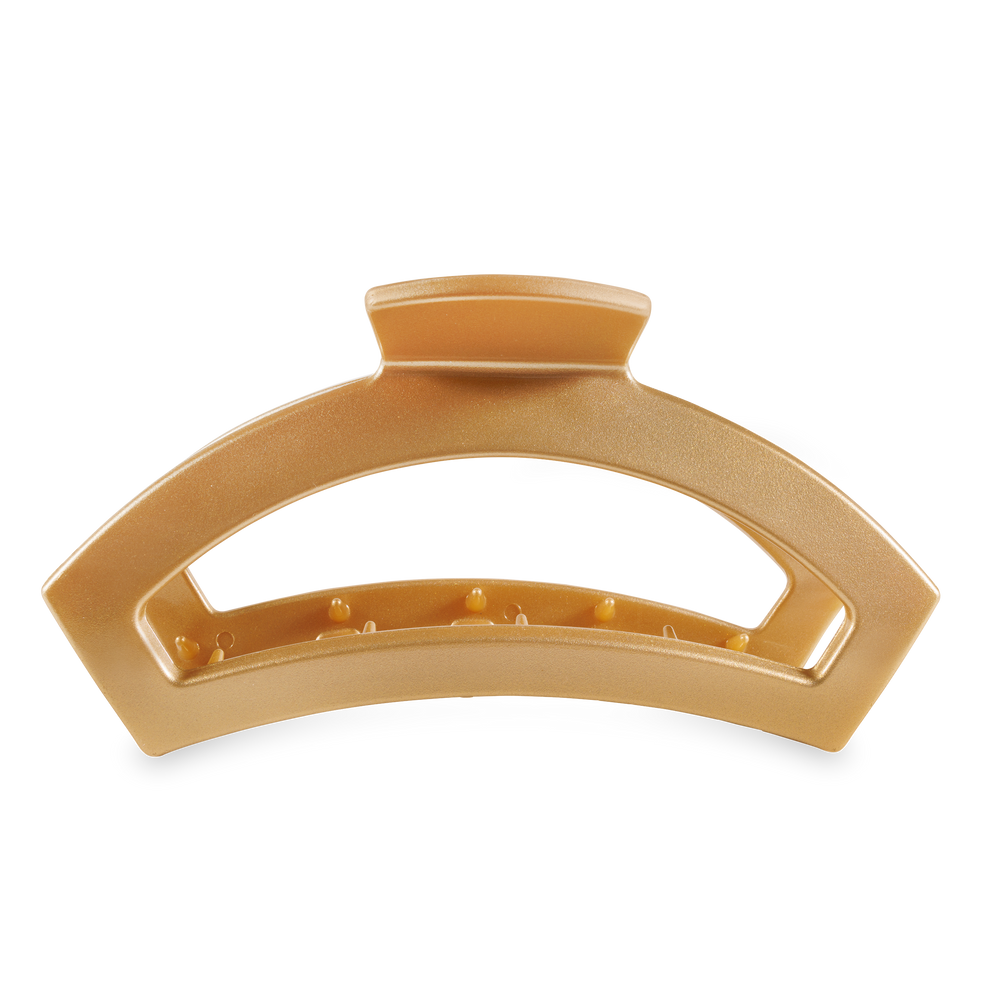 TELETIES - Open Hair Clip | Large | Champagne Toast