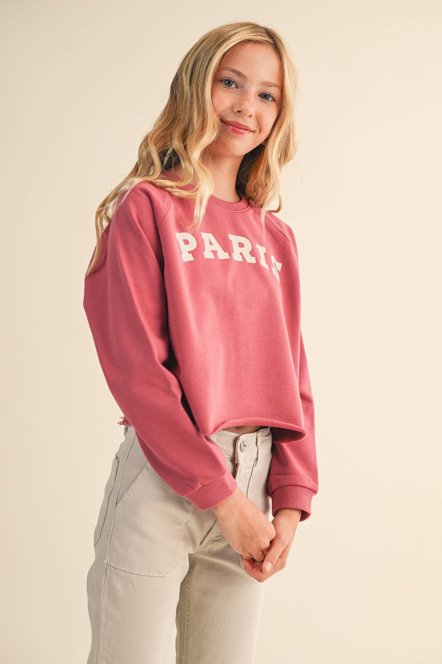 Girls Raglan Sweatshirt