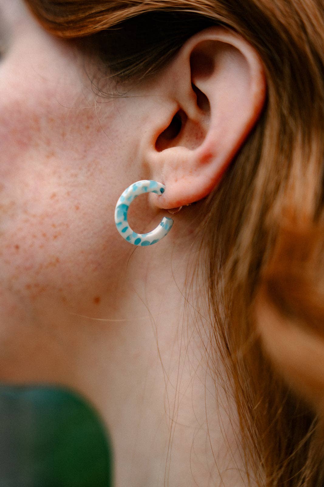 Micro Cam Mini Hoops - Pastel Blue