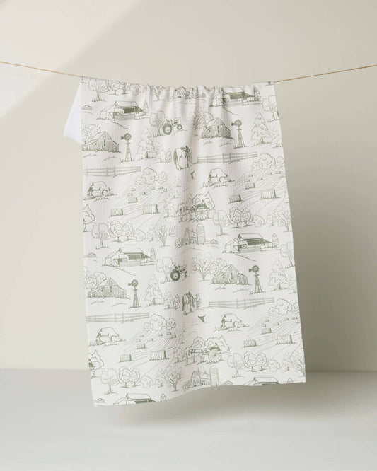 Geometry - Farmyard Tea Towel