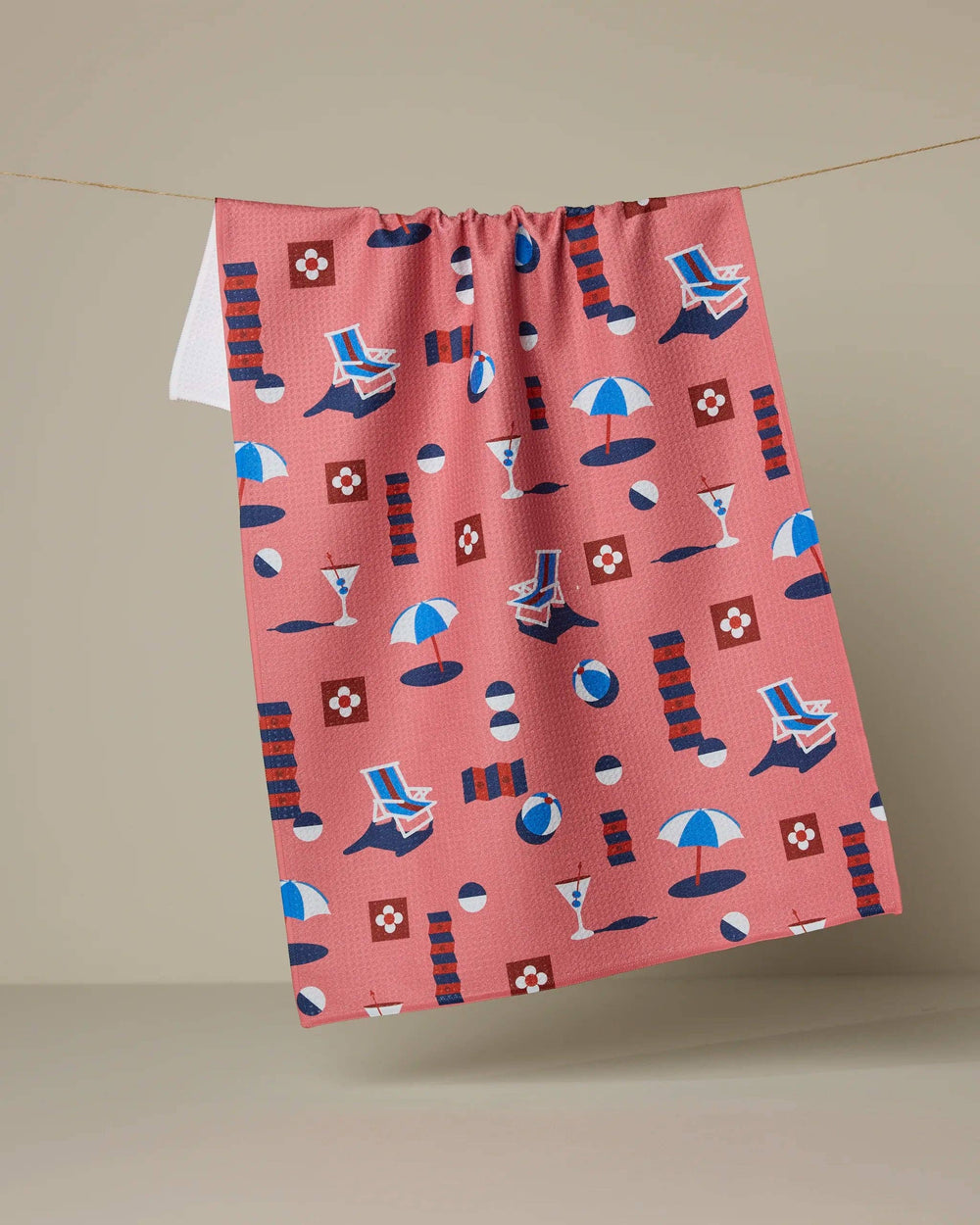Geometry - Geo Beach Day Tea Towel