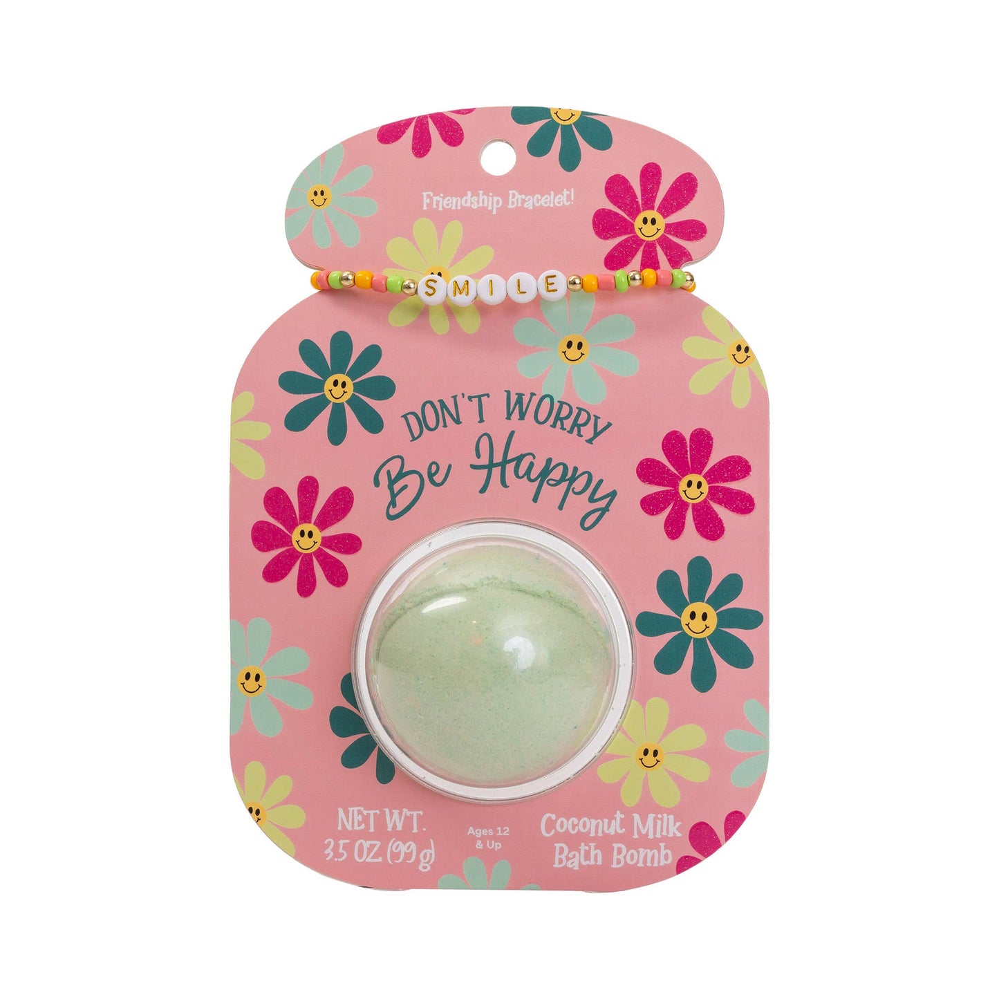 Friendship Bracelet Bath Bomb - Be Happy | Forever Young Collection
