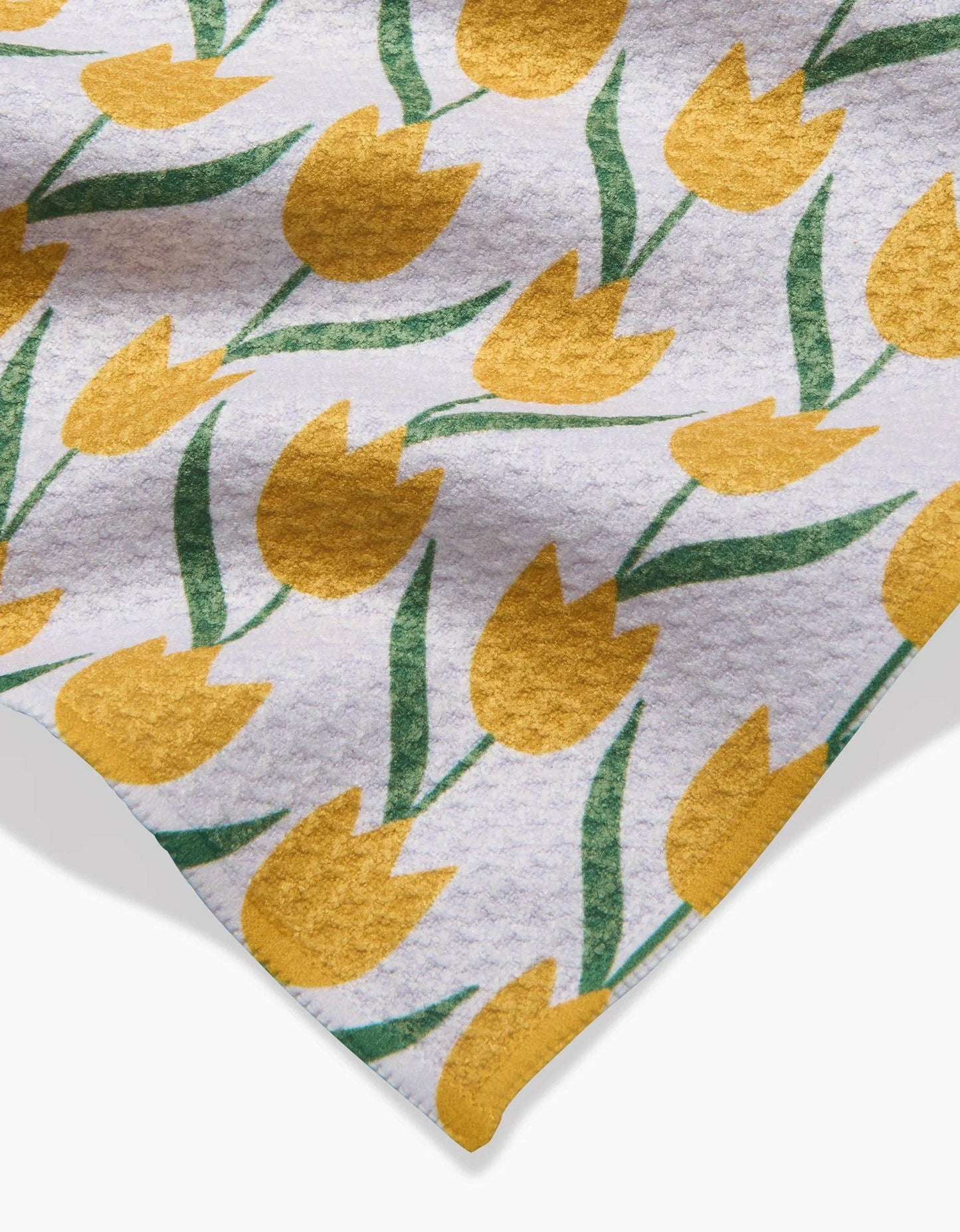 Geometry - Spring Tulip Flowers Dishcloths
