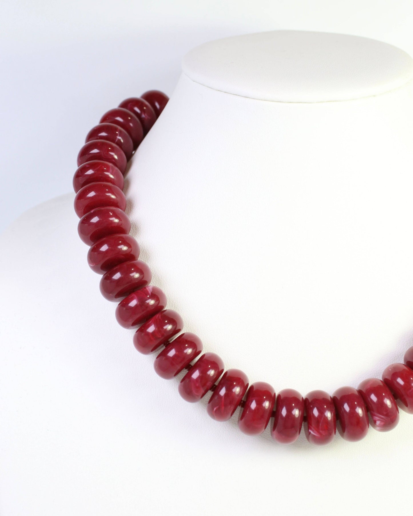 Pipestone Marble Beaded Necklace