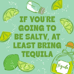 Funny Margarita Salty Funny Cocktail Napkins