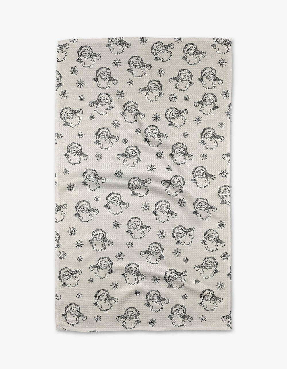Geometry - Vintage Santa Tea Towel
