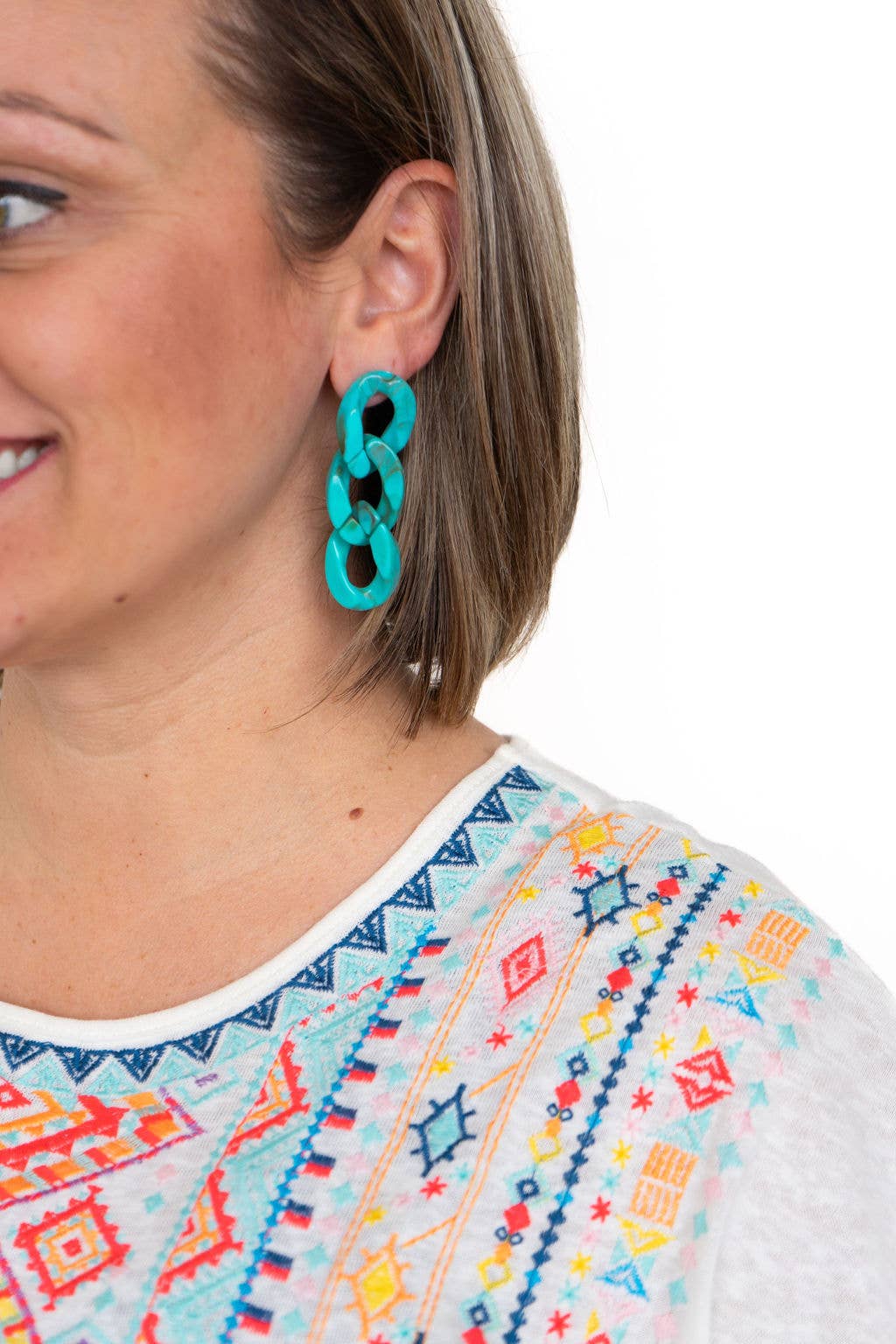 Turquoise Brooklyn Earrings