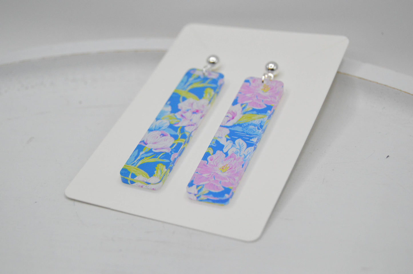 Preppy Colorful Acrylic Earrings