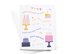 Happy Birthday Song Greeting Card