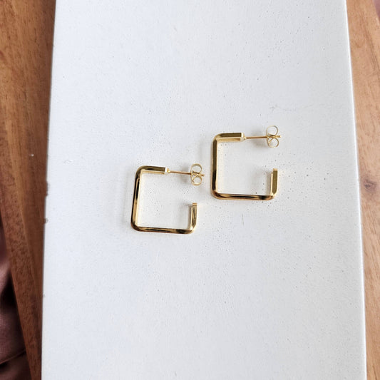 Gold Kamora Waterproof Hoops