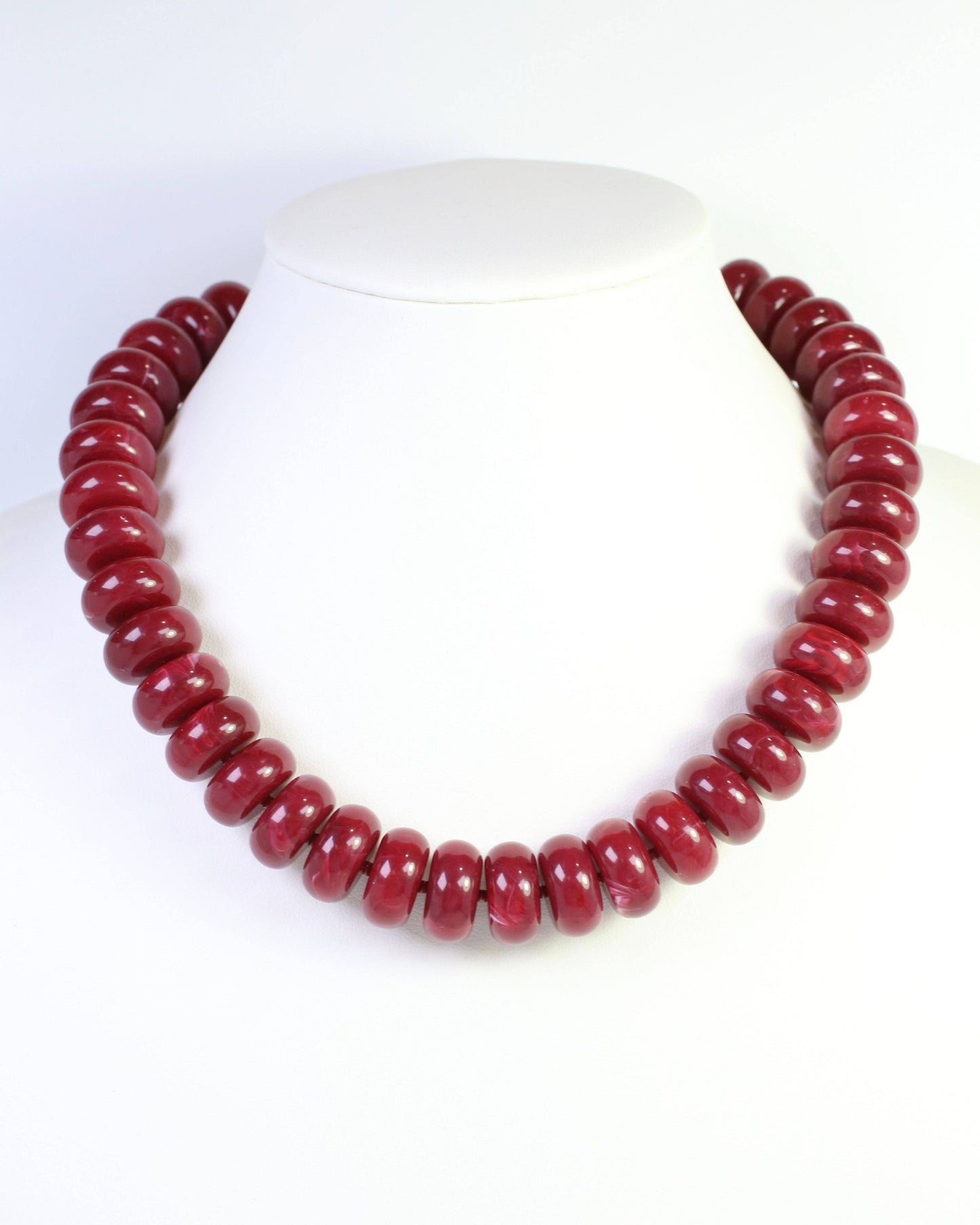 Pipestone Marble Beaded Necklace