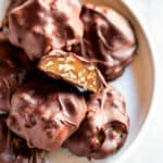 Young’s Milk Chocolate Pecan Clusters 1 lb acrylic | Turtles