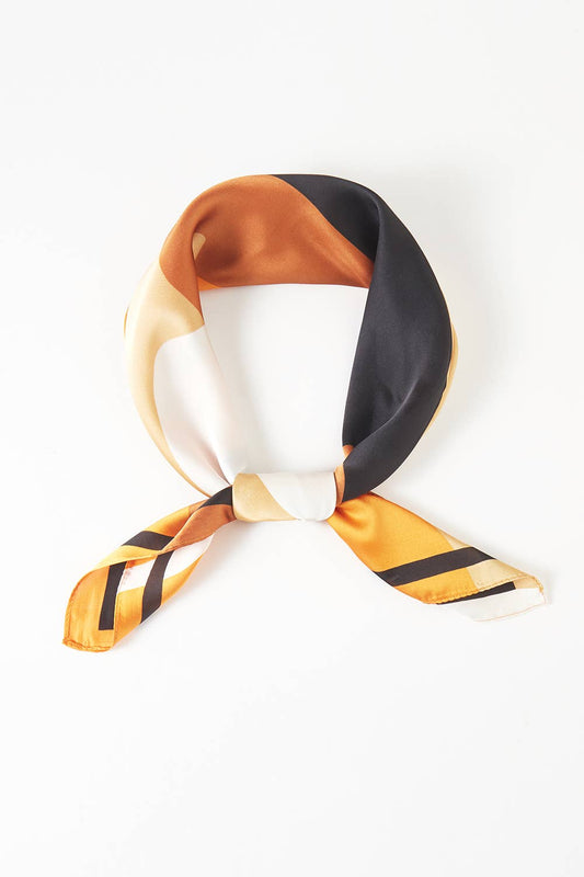 Modern Abstract Square Statin Scarf