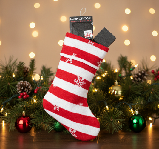 Lump-of-Coal Bath Bomb