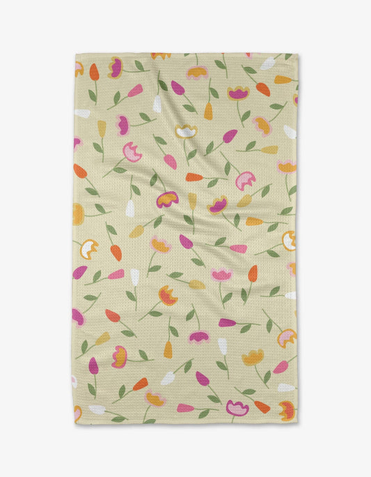 Bright Buds Tea Towel