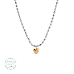 Petite Heart Water-Resistant Necklace