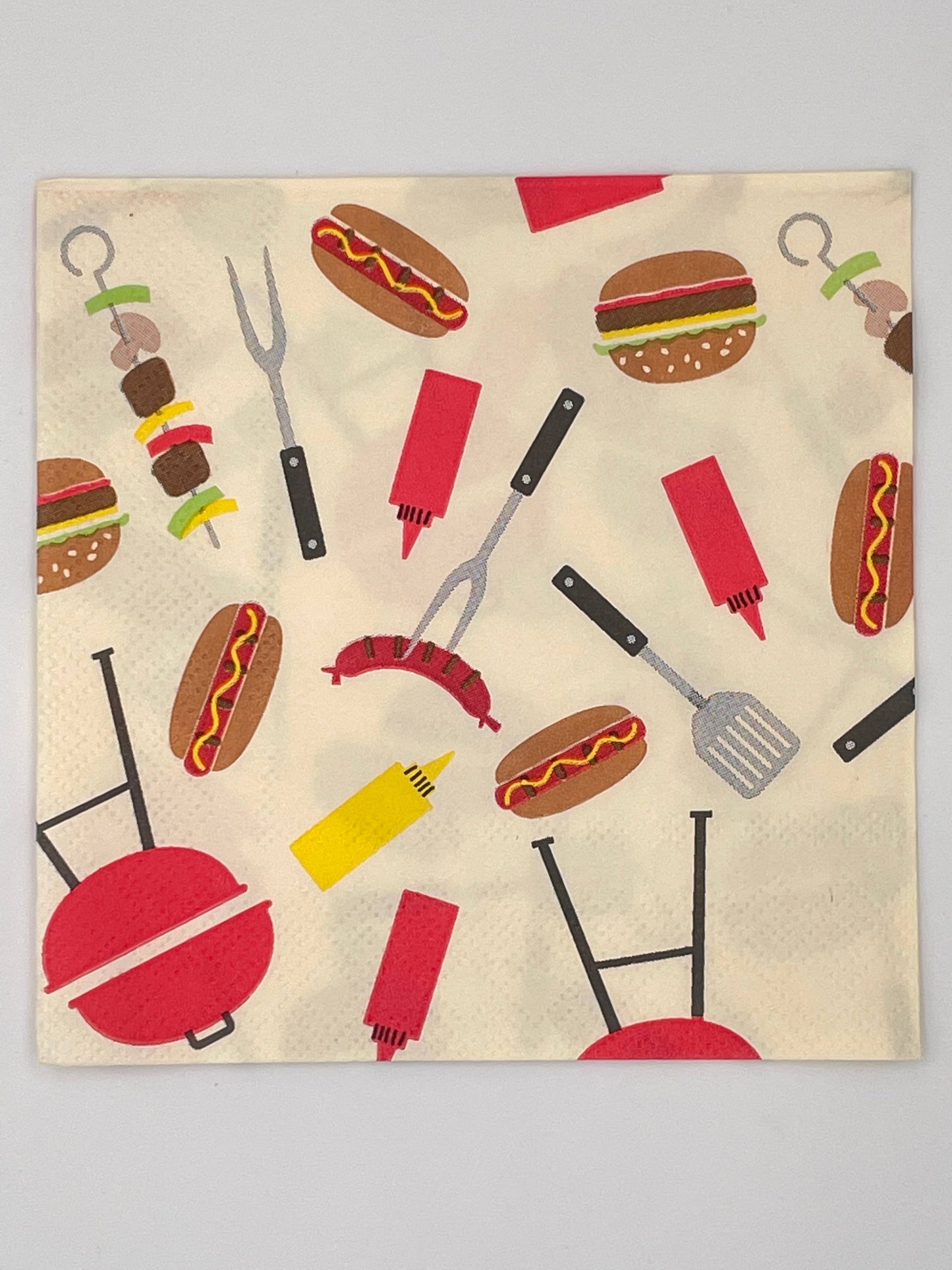 Grillin and Chillin Funny Cocktail Napkins