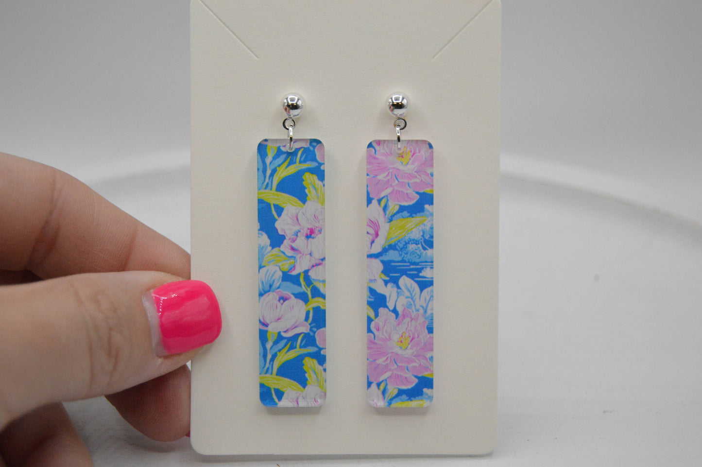 Preppy Colorful Acrylic Earrings