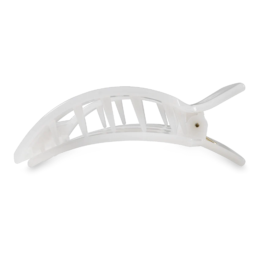 Coconut White Flat Square Clip