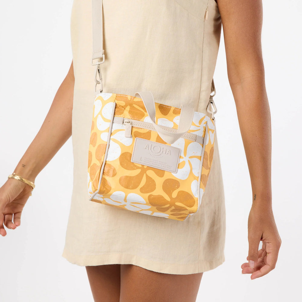 Funky Plumeria Crossbody