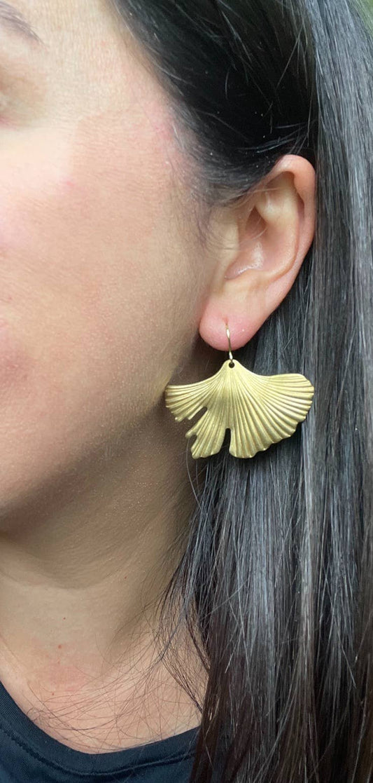 Gold Statement Earrings