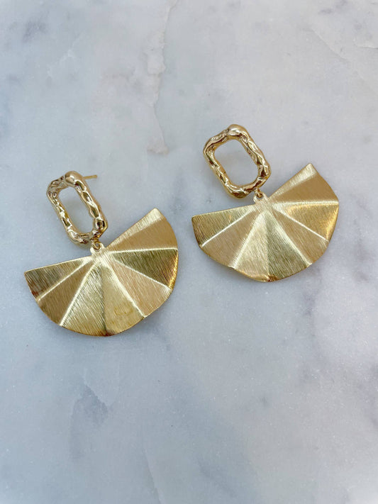 Gold Statement Earrings