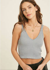 Padded Seamless Ribbed Bralette