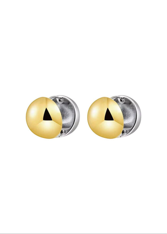 Hjane Jewels - Margaret Two Toned Huggie Hoops