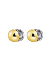 Hjane Jewels - Margaret Two Toned Huggie Hoops