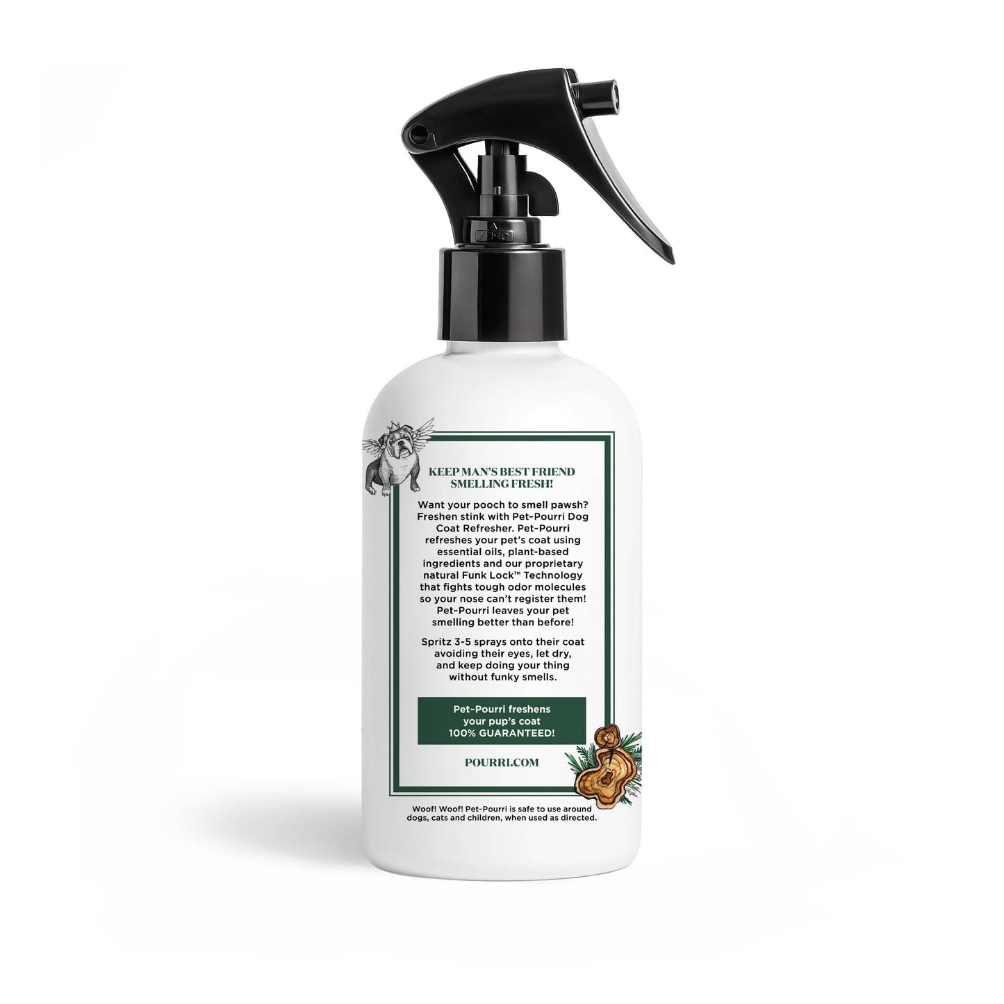 Pet~Pourri Dog Coat Refresher ~ Furrest Fresh 8oz