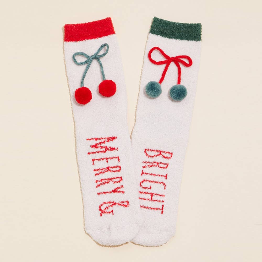 4 Pairs - Holly Jolly Christmas Bundle Gift Socks Set