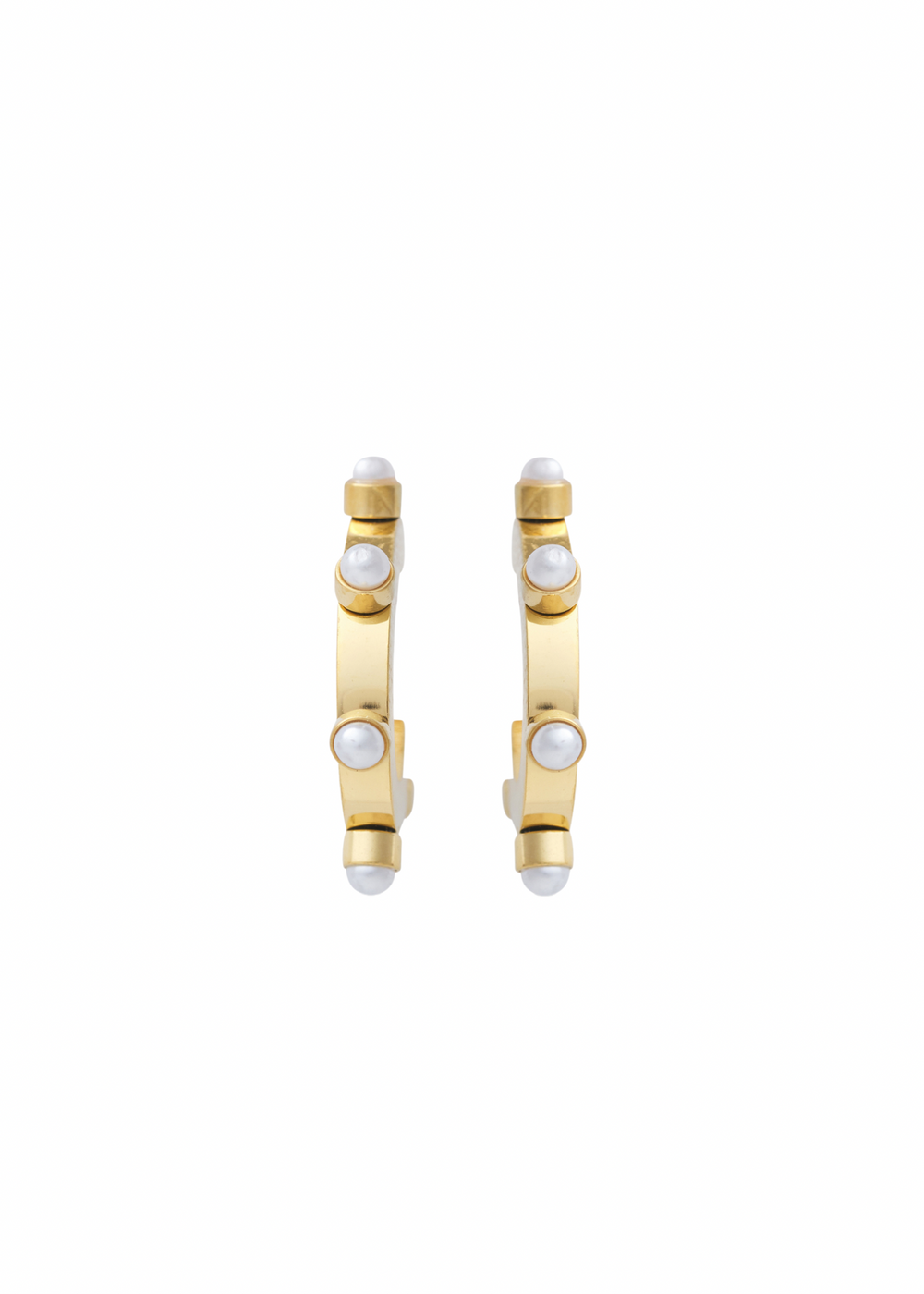 Hjane Jewels - Belle Pearl Hoops Hypoallergenic Water Resistant