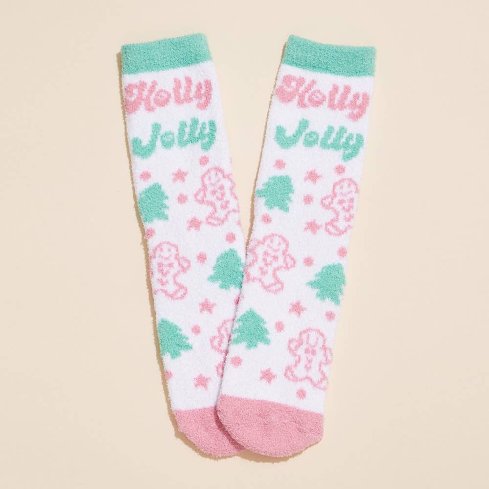 4 Pairs - Holly Jolly Christmas Bundle Gift Socks Set