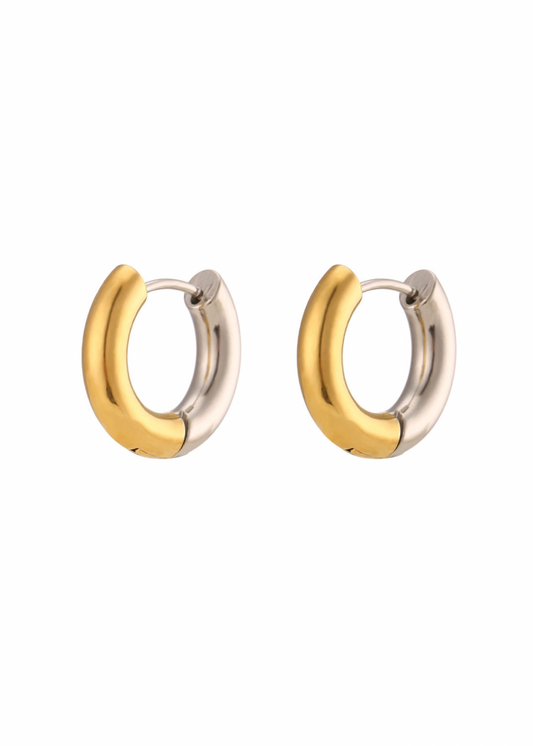 Hjane Jewels - Two Tone Huggies
