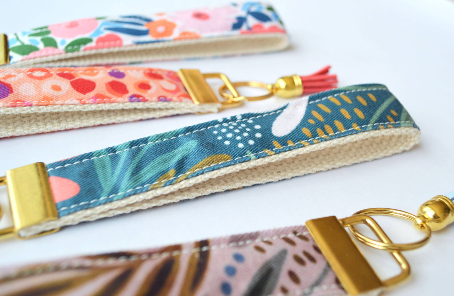 Key Fob Wristlet - Henrietta Blue