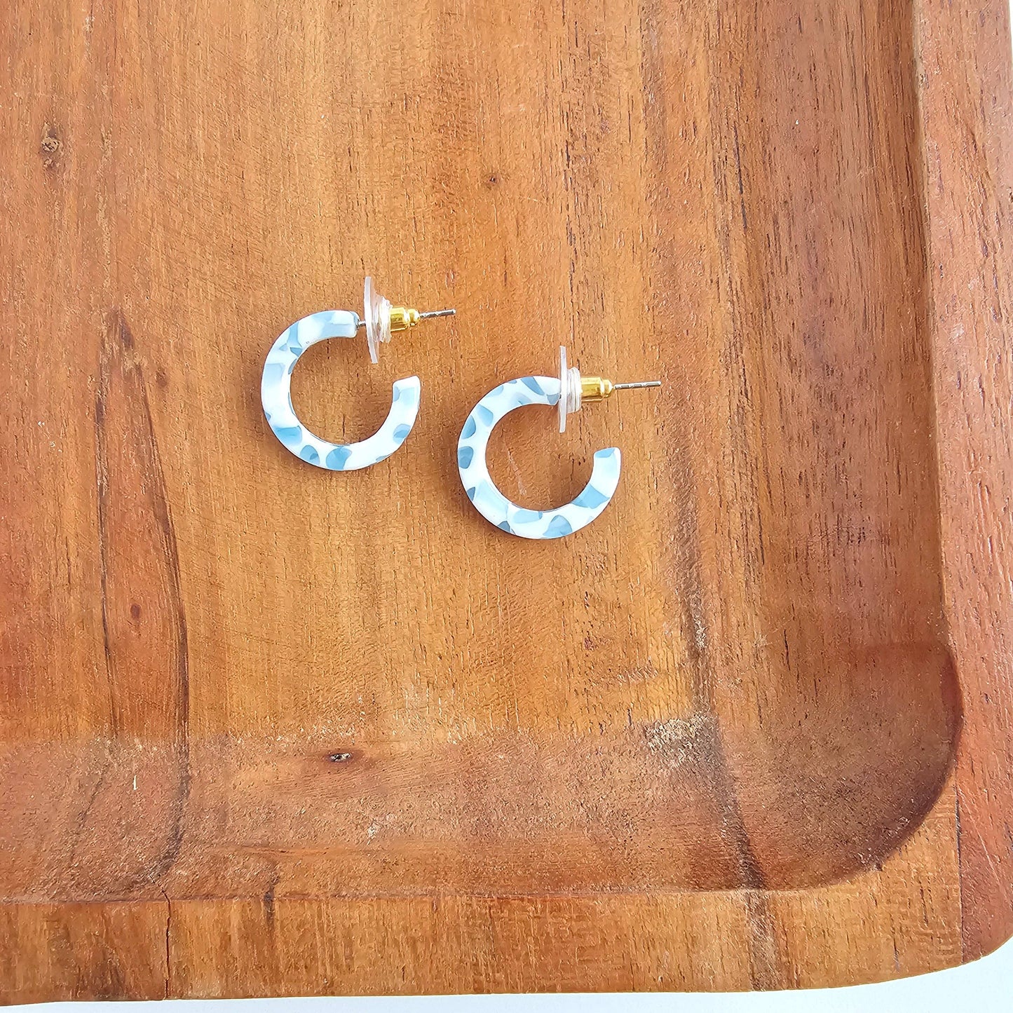 Micro Cam Mini Hoops - Pastel Blue