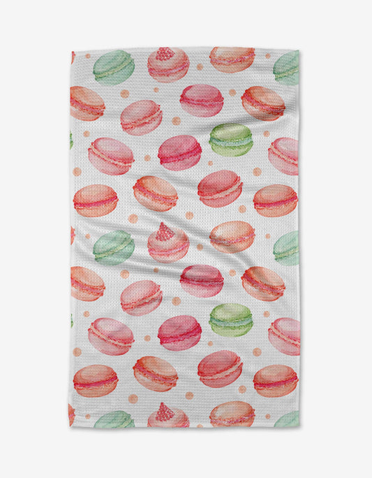 Geometry - Sweet Macarons Tea Towel