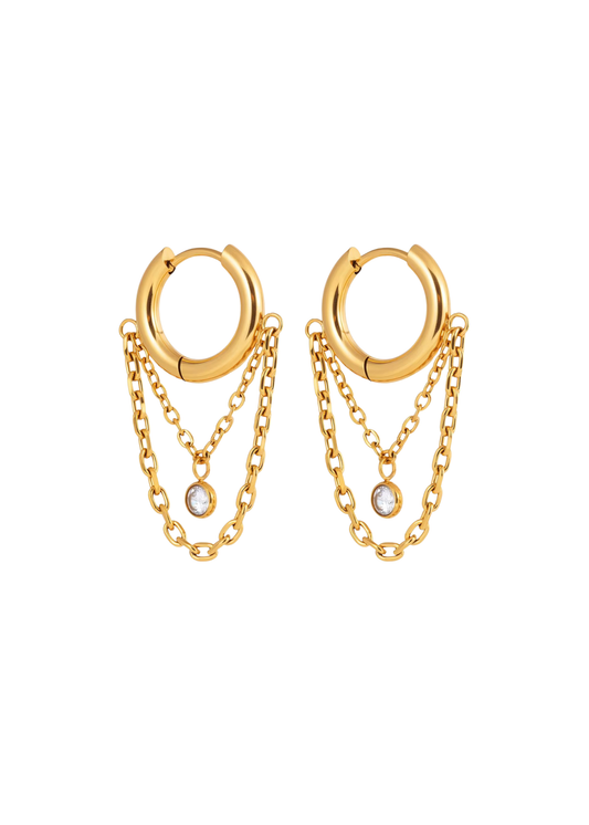 Hjane Jewels - Terri Huggie Hoops