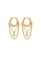 Hjane Jewels - Terri Huggie Hoops