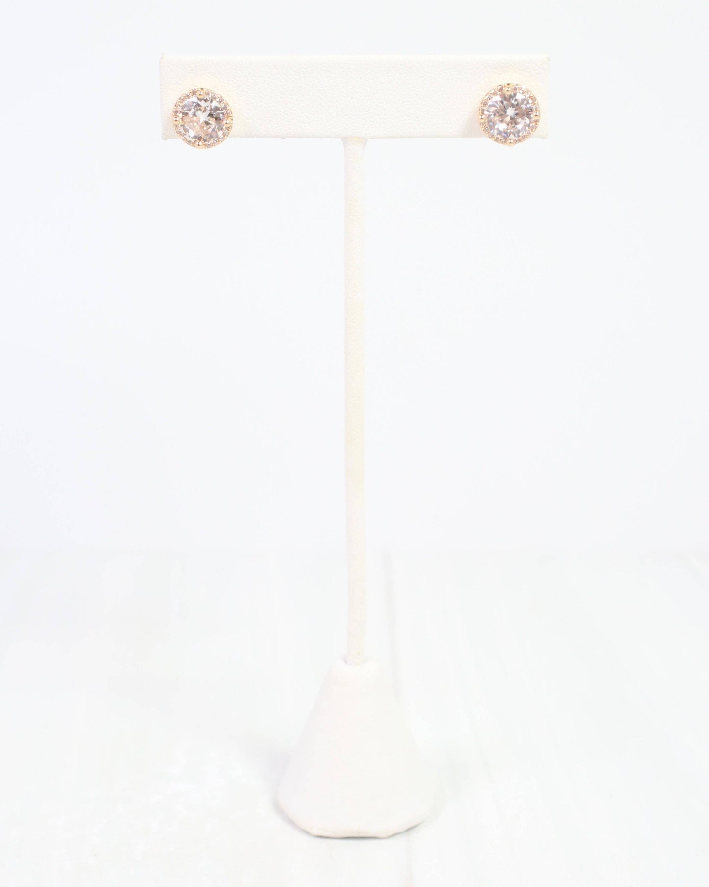 Gold Dipped CZ Stud Gold