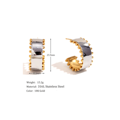 Bold Duo Hoops