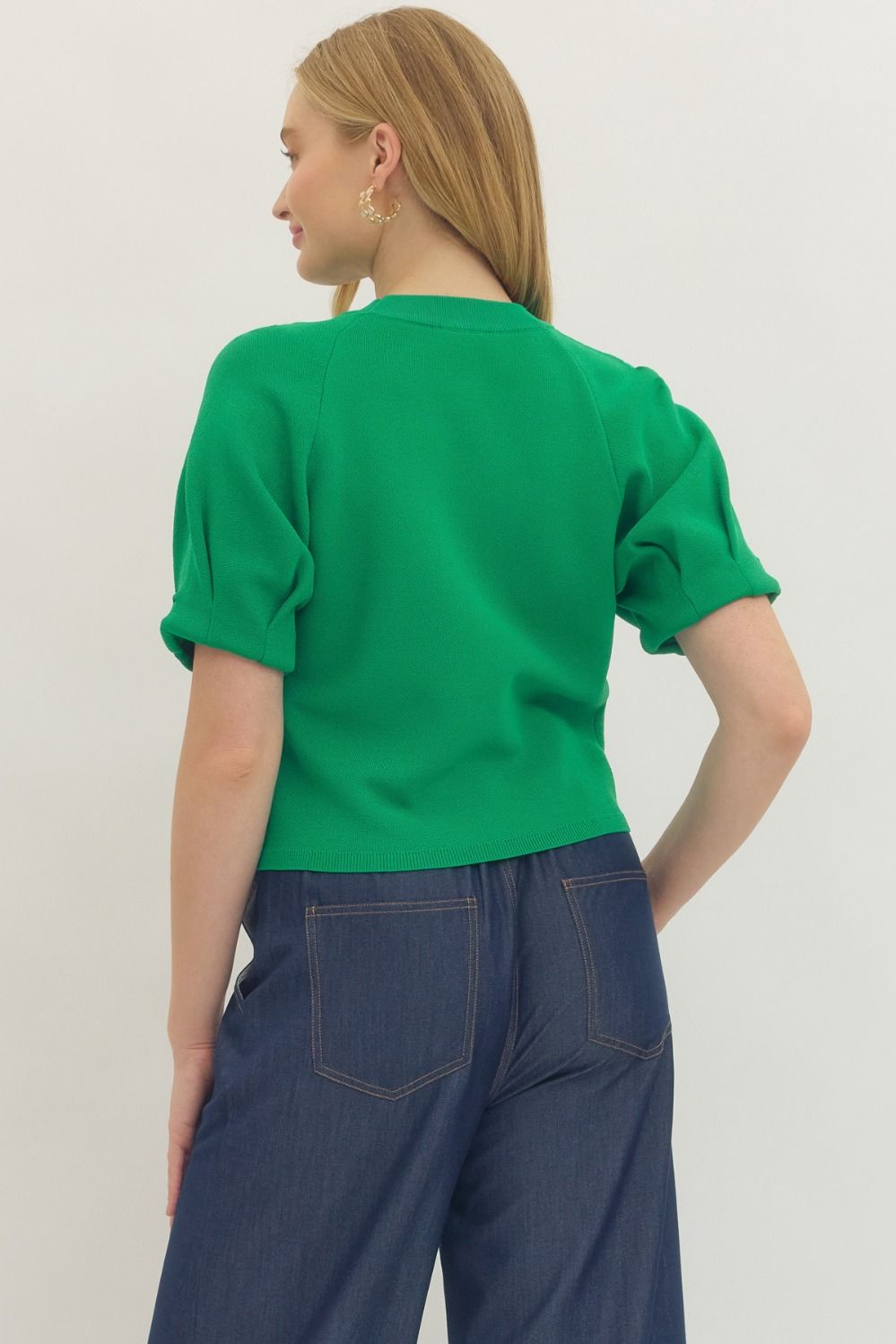 Knit Crew Neckline Top