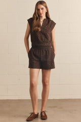 Leopard Print Short Set