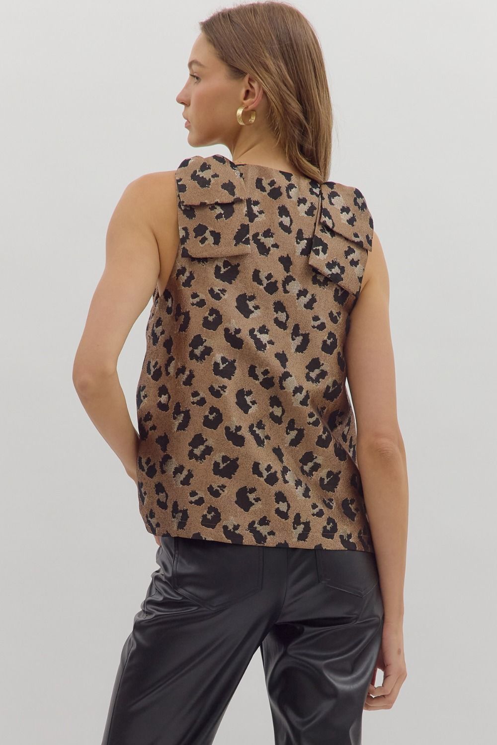Leopard Layered Flap Tank