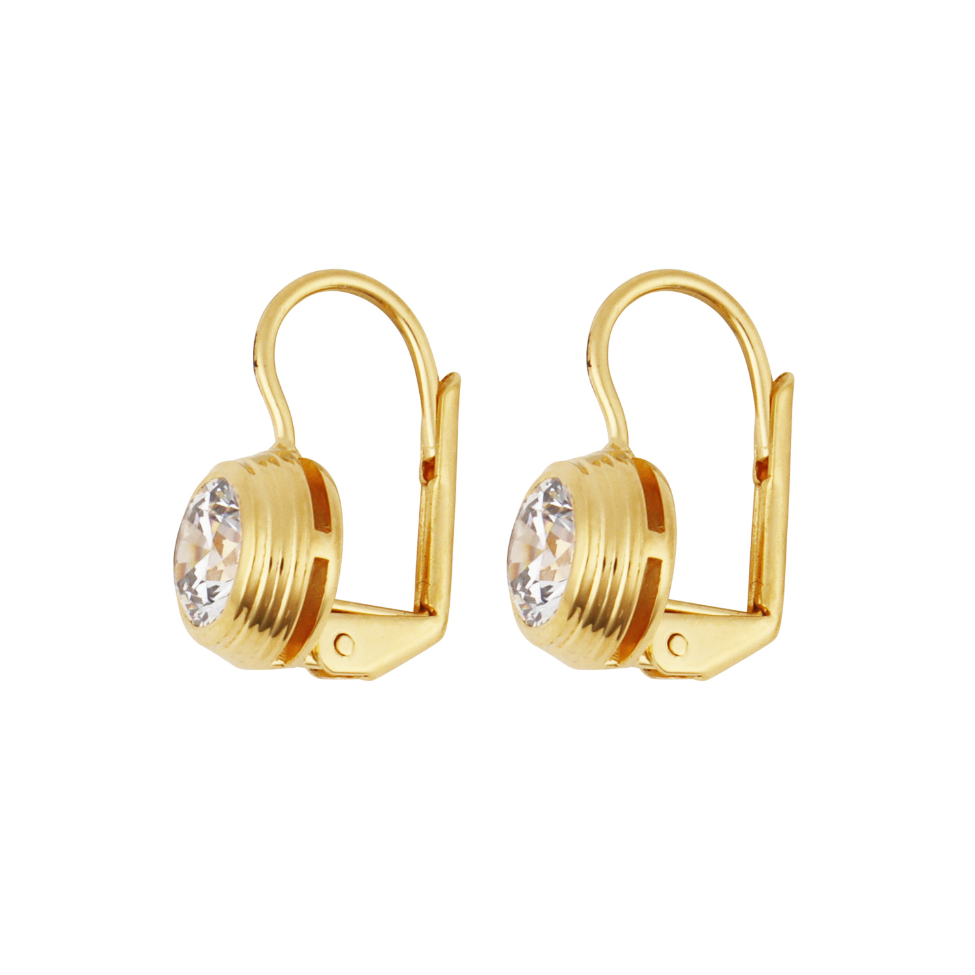 HART - Bezel Drop Earrings