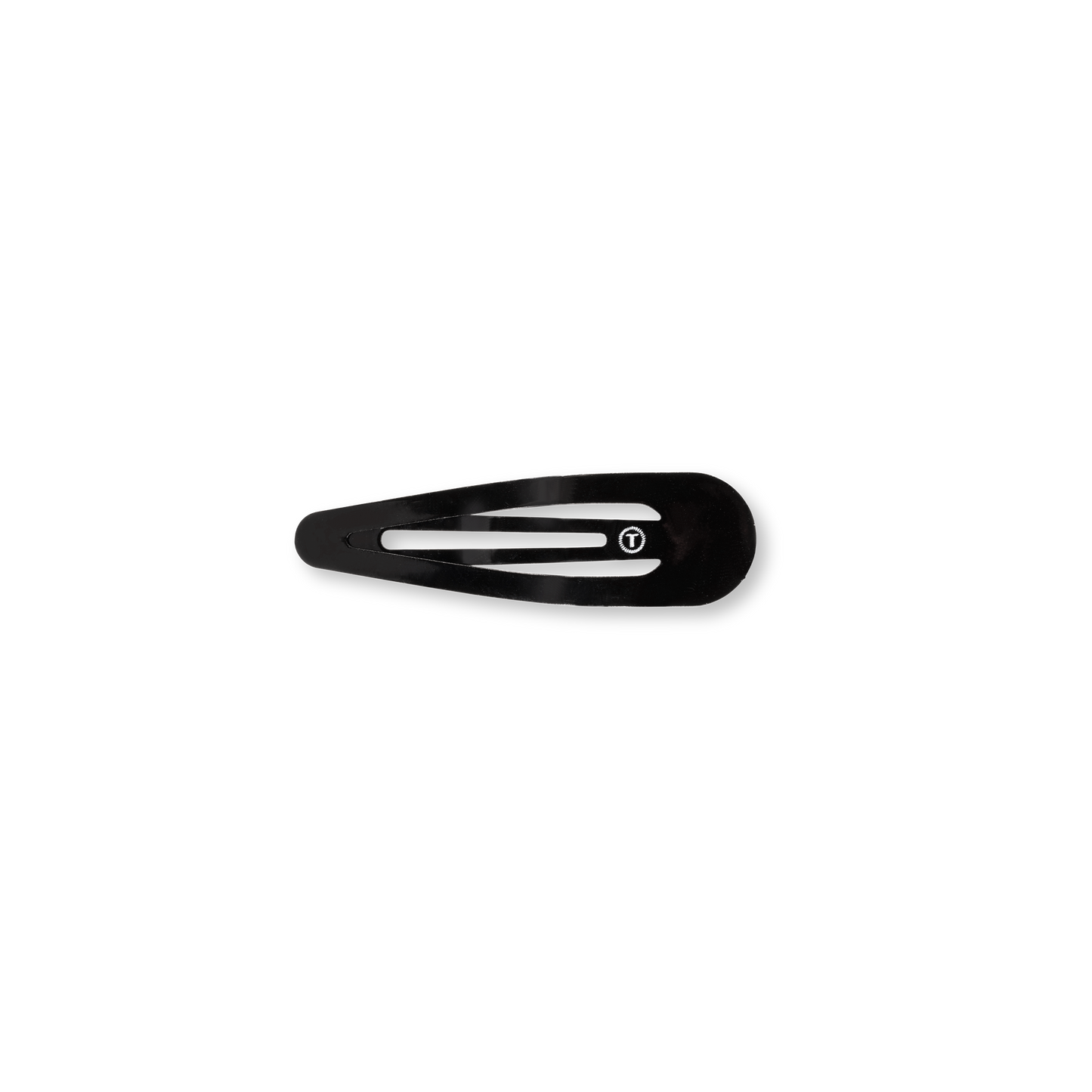 TELETIES - Snap Clip | Jet Black | 6 Count