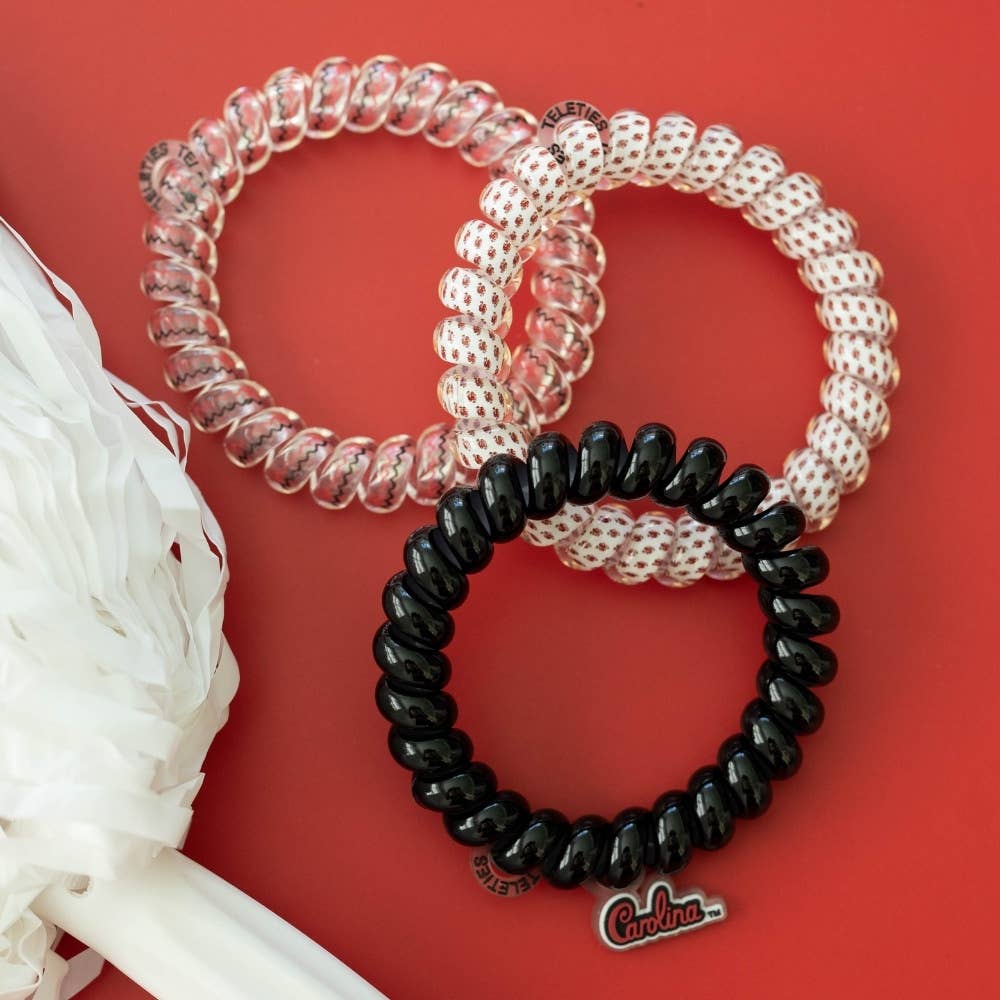 TELETIES - Spiral Hair Coils | Large | Go Cocks! Hair Ties