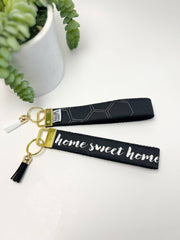 Key Fob Wristlet - Home Sweet Home