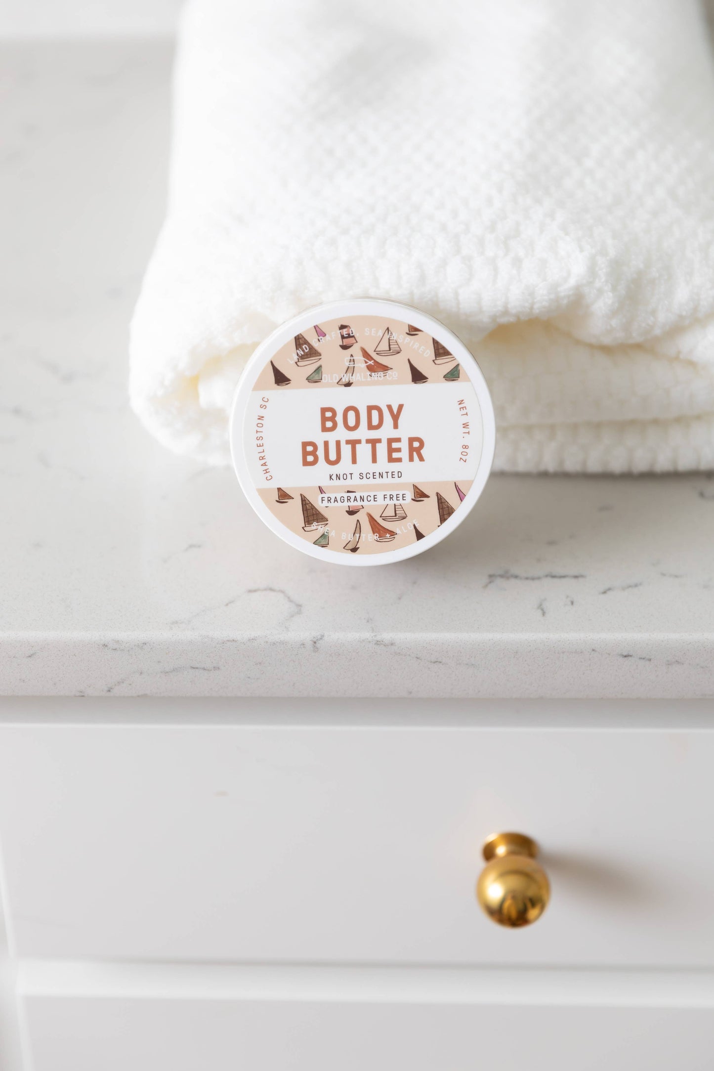 Old Whaling Company - Travel Size Knot Scented (Fragrance Free) Body Butter (2oz)