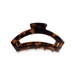 TELETIES - Open Hair Clip | Medium | Tortoise